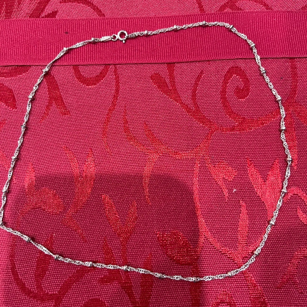 Elegant Sterling Silver Chain Necklaces